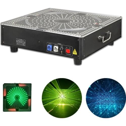 5x4W Lens Stage Full Color Magic Cube RGB 20W Laser Light DMX 512 Scanner Laser Light Colorful Party Xmas DJ Disco Laser Lights