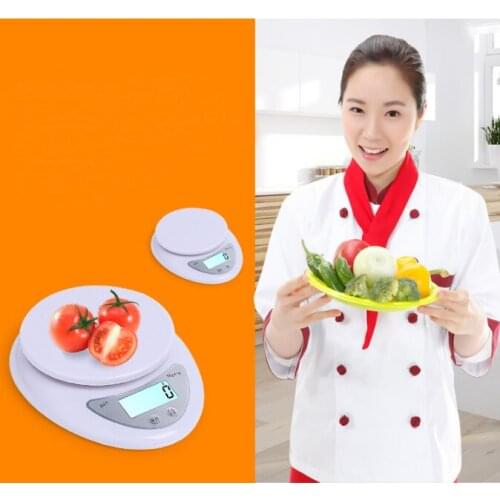 Towayer 5kg/1g 1kg/0.1g Portable Digital Scale LED Electronic Scales Postal Food Measuring Weight Kitchen LED Electronic Scales