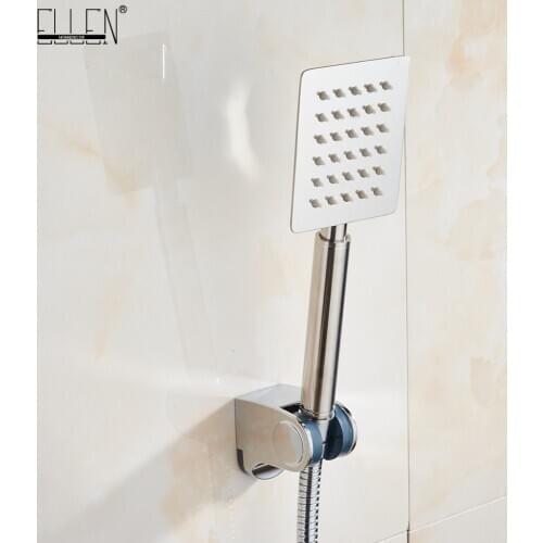 Vidric Stainless Steel Hand Shower Set Polished Shower Hose Shower+ Mounting Bracket+ Hand Shower ELS81