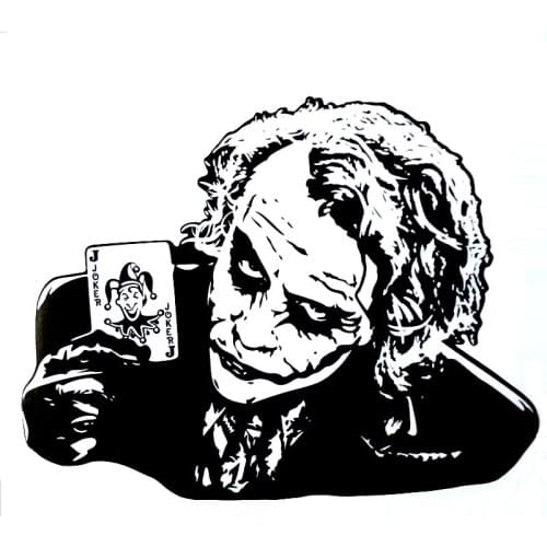 Car Decal Joker Exterior Accessories For Cars And Motorcycles Vinyl Sticker Funny Decals 22x17 cm