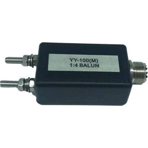 100W 1:4 HF Shortwave Antenna Balun QRP Mini Baluns M Type Interface Frequency