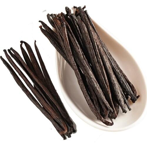 20pcs / 10pcs / 5pcs Grade A Vanilla Beans Premium Gourmet Madagascar Bourbon Vanilla Bean with Vacuum Sealed Packing