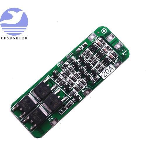 3S 20A Li-ion Lithium Battery 18650 Charger PCB BMS Protection Board 12.6V Cell 59x20x3.4mm Module Z07 Drop ship