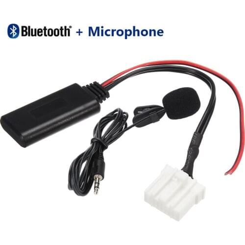 Car Bluetooth Module AUX-in Audio Adapter + Tool & Microphone For Mazda 2 3 5 6 MX5 RX8