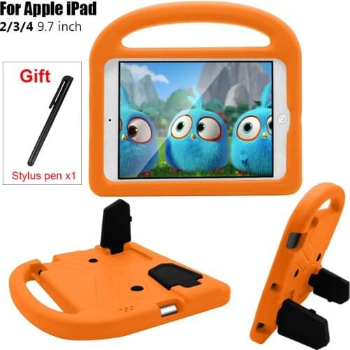 Tablet Case for Ipad 2/3/4 Kids EVA Cover Case for Apple Ipad 2 3 4 9.7"A1395/A1396/A1397/A1403/A1416/A1430/A1458/A1459/A1460