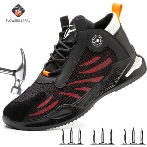 Breathable Summer Safety Shoes Anti-Piercing Wear-Resistant Lightweight Non-Slip Protection Safety Shoes