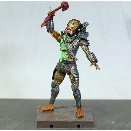 Hiya Toys Predator Jungel Hunter Battle Damage 1/18 Scale 4inch Action Figure Collectible To