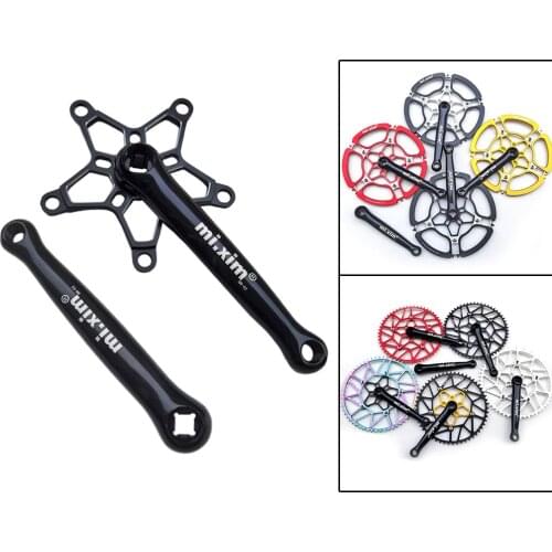 Bike Crank Set Universal Mountain Bicycle Crank Arms 170mm 130BCD Crankset