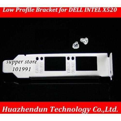 DEBROGLIE Low Profile Bracket for D-E-L-L INTEL X520 Ten thousand megabytes Network card 10GB SFP+/VFVGR XYT17