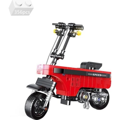 2021 NEW High-tech Flamekingkong Speed MOTO Superbike Building Blocks Kit Bricks Creator Motorcycle Classic Model Kids Toys Gift