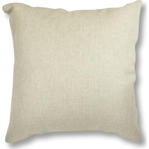 Small wholesale Linen Blank Cushion Thermal Hot Heat Transfer Print Throw Pillows Case DIY Solid Beige Cushion Cover for Sofa