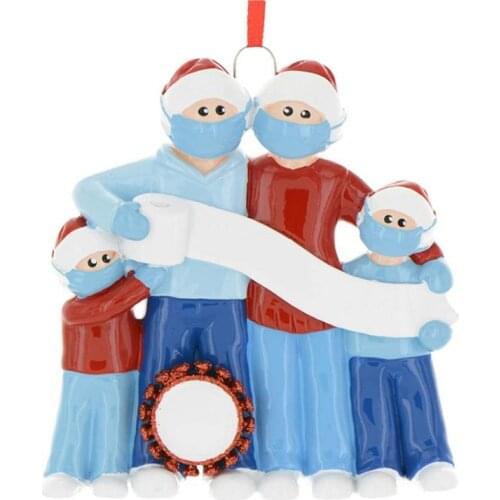 Personalized Lucky Christmas Pendant Family Personalized Name Christmas Ornament Holiday Gift Christmas Tree Hanging Pendant