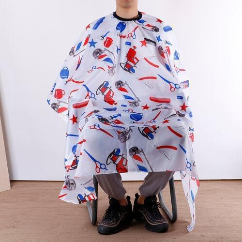 Professional Barber Cape Haircutting Salon Print Apron Waterproof Anti-static Hair Care Styling Tools Wrap 160cm*142cm