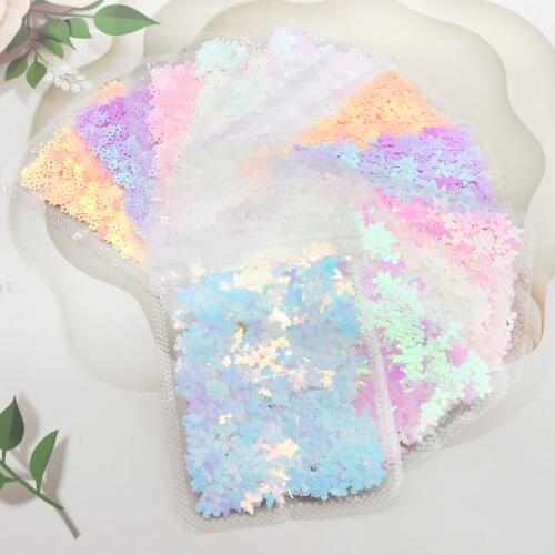 Ultra-thin Mermaid Butterfly Nail Art Decorations Sequins Aurora Flower Glitter Flake For Manicure Polish Nail Supplies RK140152