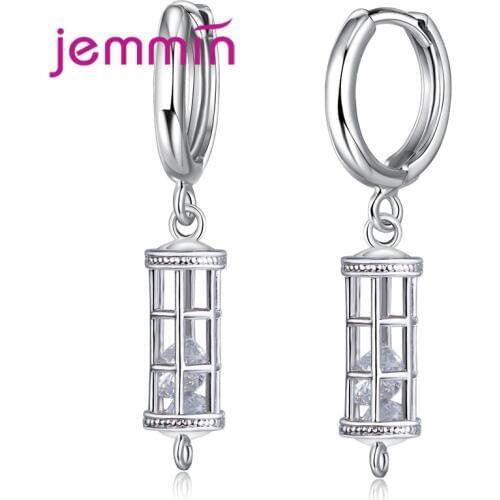 Original Design 925 Sterling Silver Dangles Earrings For Women Fine Jewelry Accessory Fine Earing Components
