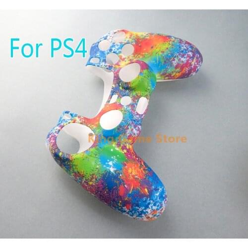 1pc/lot Silicone Case Protective Skin Cover Non-slip Soft Case Replacement for Sony PlayStation PS4 PS4 PRO Game Controller