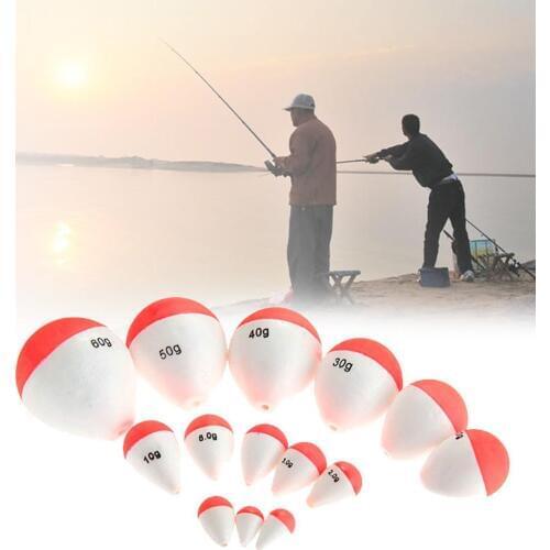 10Pcs/Set Professional 2g-60g Fishing-floats with Sticks Sea Fishing Accessories