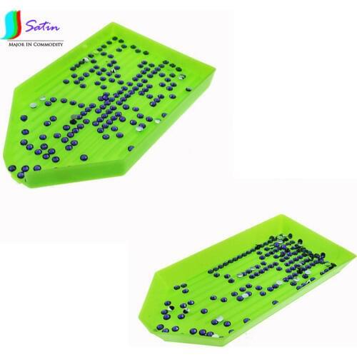 10pcs Green Opening Diamond Plate for DIY Diamond Painting Tool Accessory,Opening Diamond Plate S0188H