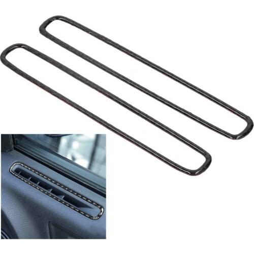 2Pcs Vent Cover Trim Sticker Car Door Air Outlet Carbon Fiber for Dodge Charger 2011-2014 New