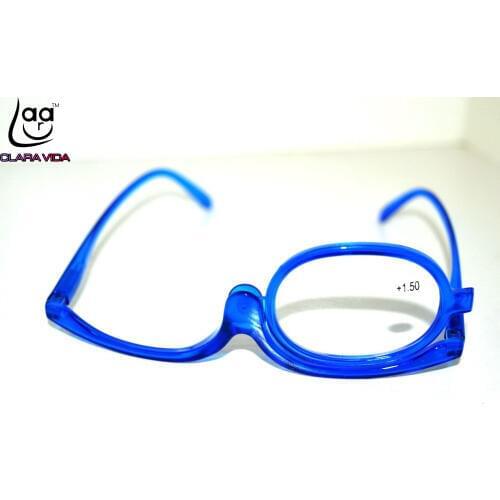 20pcs/lot Swing Wholesale 180 Degree Rotating Monocular Makeup Men Women Reading Glasses +1.00+1.50 +2.00 +2.50+3.00+3.50+4.00