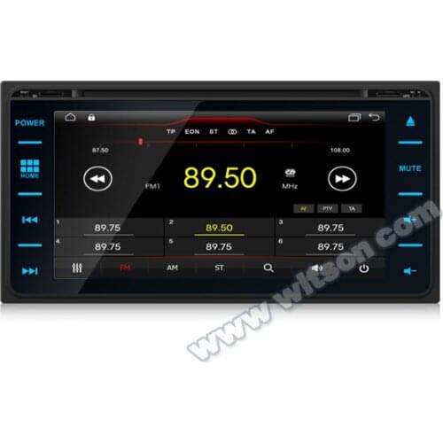 6.95" Android 10 OS Car DVD Multimedia Navigation GPS Radio for Toyota Vios 2003-2010 & RunX 2003-2006 & RAV4 2001-2008