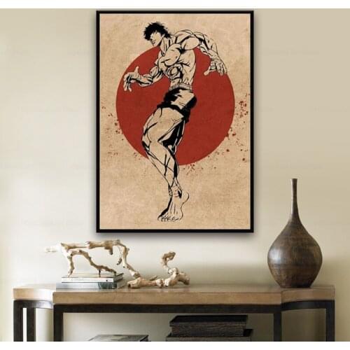 Baki Hanma Anime Art Canvas Poster Print Home Decor Painting