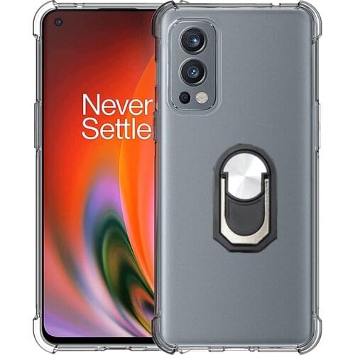 Case for Oneplus Nord2 5G Ring Holder Bracket Shockproof TPU Cover for Oneplus Nord CE 5G N100 N200 N10 9 9R 8T 7T Pro 6T 5T 3T