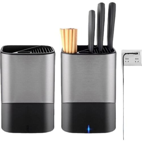Stainless Steel Sterilization knife holder Ozone Intelligent Disinfection Food Grade Removable Chopsticks Storage Tools