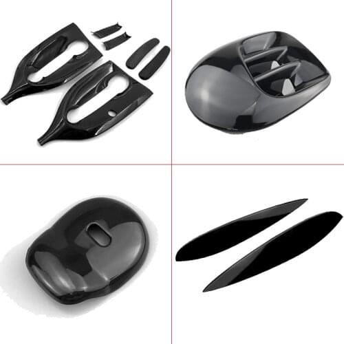 For Mercedes Smart Fortwo 453 Car Door Handle Rear View Shell Cover Exterior Decoration Sticker Modification Accessories