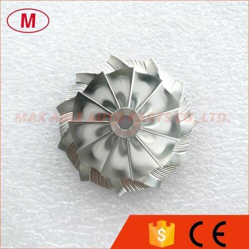 K16 5324-123-2201 45.78mm/61.98mm 11+0 blades Turbo Billet compressor wheel/Aluminum 2618/Milling wheel for 5324-970-7401
