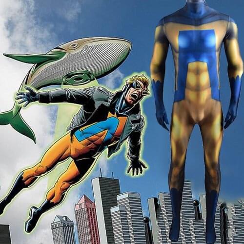 Animal man Cosplay Lycra Spandex 3D Print Superhero Costume Halloween Costume Cosplay Bodysuit Zentai Costume For Adult Kids