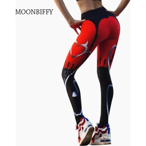 MOONBIFFY Printed Leggings