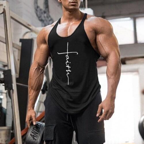 Male Sleeveless Vest Shirts Plus Size Gym Tank Top Men Fitness Clothing Mens Bodybuilding Tank Tops Summer Gym Clothing