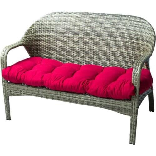 Soft Bench Cushion with Fixed Tie Long Rectangular Swing Cushion for Lounger Garden Furniture Lounger 130*50cm Solid JS22