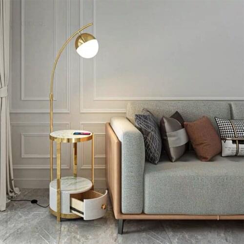 Nordic Wireless Charging Nightstands Simple Bedroom Furniture Multifunctional Bedside Table Smart with Light Bedroom Nightstand