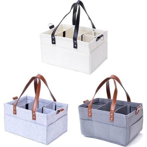 Nappy Caddy Organiser Baby Box Storage Portable Car Organizer Baby Shower Gifts F3ME