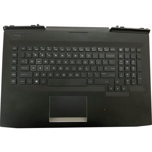 Original Laptop Upper Case For For HP Omen 17-AN 17T-AN Palmrest w/ Backlit Keyboard & Touchpad L14994-001