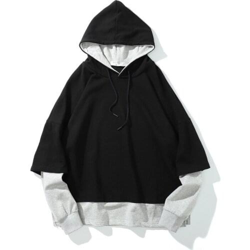 Personalized not two-piece oversized hip hop streetwear xxxxl hoodie for men