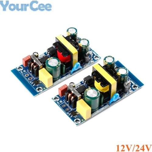 AC-DC AC 100-265V to DC 12V 24V Power Supply Module Board 1A Switching Bare Board Isolated Switch Power Module