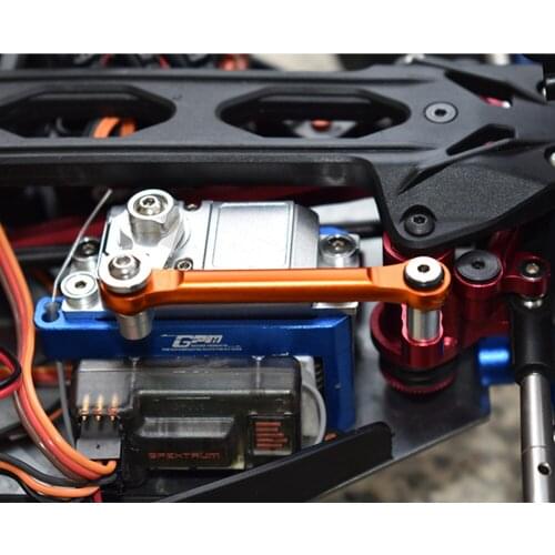 Aluminum Alloy Steering Gear Rod Servo Tie Rod for LOSI 1/10 LASERNUT TENACITY ULTRA 4 ROCK TACER-LOS03028 RC Car Part