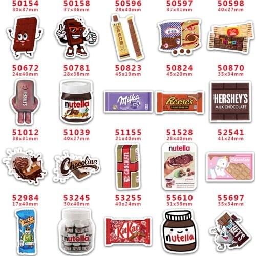 DIY Craft Supplies Sewing Accessories Cartoon Candy Printed Planar Resins Mold 30 Pieces. PR-55701