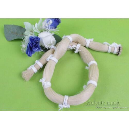 High quality 250g Bow Hair For violin cello bow Natural Horse Tail Violin bow parts