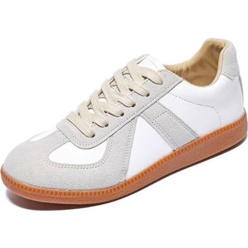 New ladies sneakers fashion suede stitching breathable flat bottom non-slip lightweight comfortable couple casual shoes women