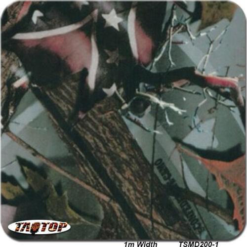 1m 50Sq TSMD200-1 Camouflage Hydrographic Free Water Printing Water Transfer Printing Film