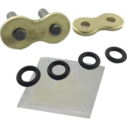 1pc Motorcycle Accessories 428 Golden Color Chain Master Link Connector For Motorbike