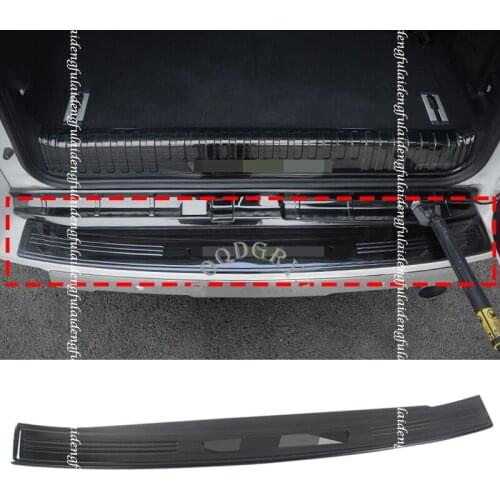 1pcs For Toyota Land Cruiser Prado FJ150 2010-2020 stainless steel External Rear Bumper Protector Sill Plate Car Accessories
