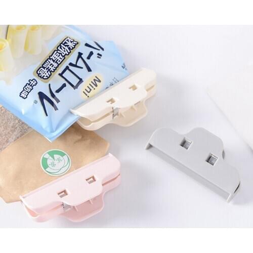 1PC Multifunction Bag Chip Clips, Fresh Food Clips, Photo File Clamps, Assorted Colors Air Tight Seal Grip for Kitchen Offi