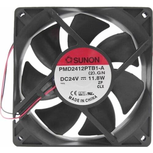1pcs New inverter cooling fan PMD2412PTB1-A (2). GN 24V axial fan 120*120*25mm