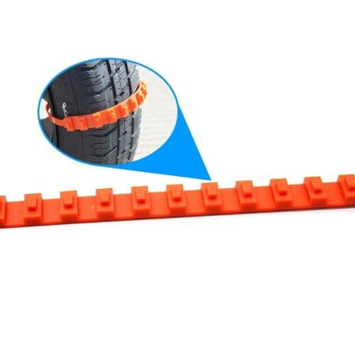 10xCar Tire Snow Chains Universal Plastic Mud Snow Survival Traction Tyre Chains