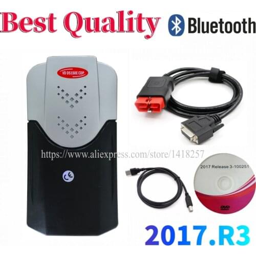 2021 NEW VCI 2017.R3 with KEYGEN VD DS150E Cdp Bluetooth for Delphis Obd2 Car Truck Diagnostic Tool Scanner Adapter